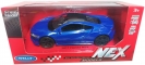 Метална кола с отварящи се врати Хонда 2017 Honda NSX Welly